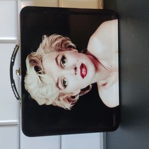 Marilyn Monroe tin tote container/lunchbox
